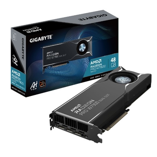 Tarjeta Gráfica Gigabyte Radeon PRO W7900 AI TOP 48GB GDDR6 ECC 384-bit