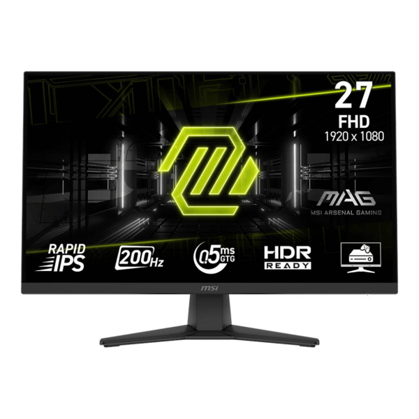 Monitor Gamer MSI MAG 272F 27", Rapid IPS, Full HD, 200Hz, 16:9, AMD FreeSync, HDMI, DP1.2a