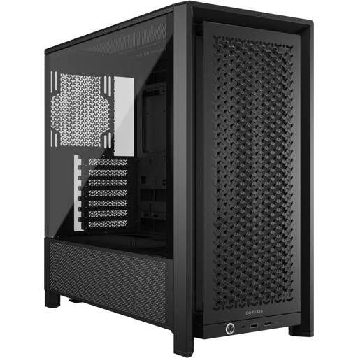 Gabinete Gamer Corsair FRAME 4000D, Modular, Vidrio Templado, USB-C, E-ATX, Color Negro