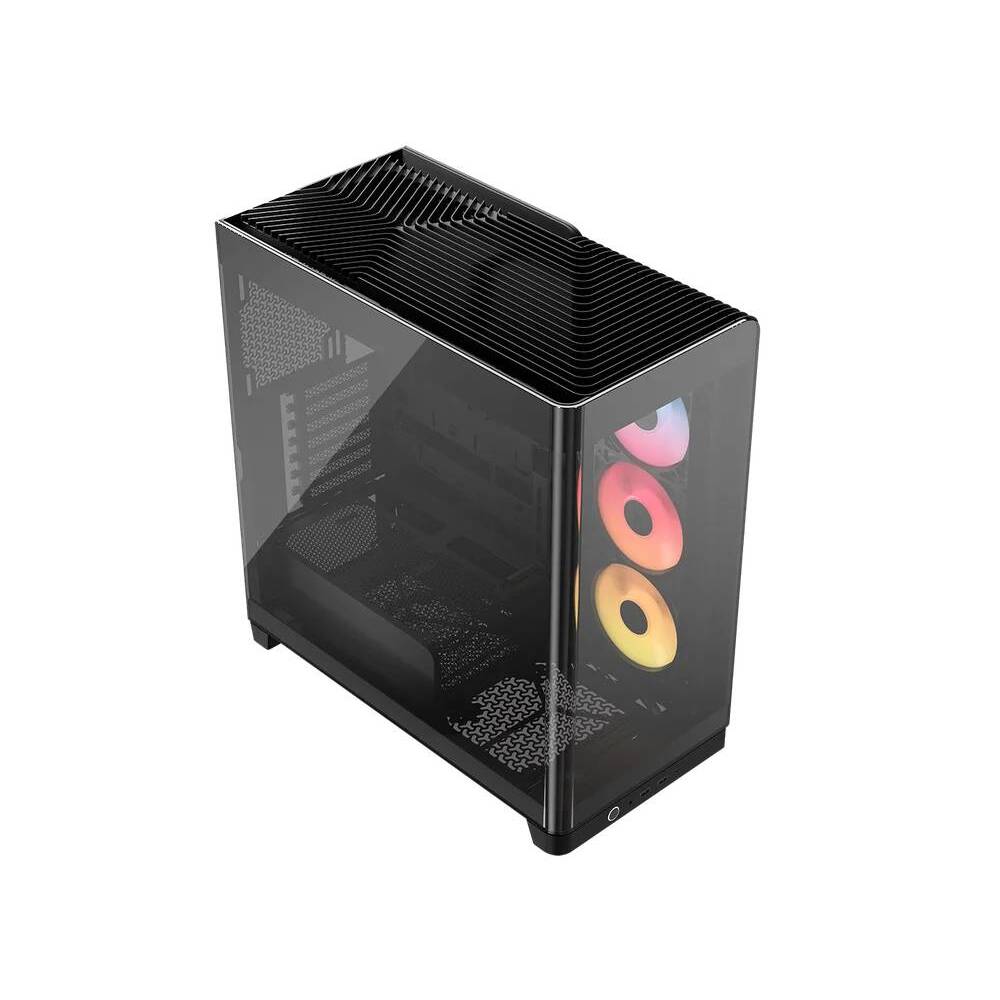 Gabinete Gamer CORSAIR FRAME 4500X RS-R ARGB Mid Tower Cristal Panorámico Negro