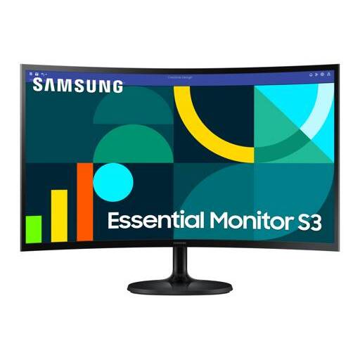 Monitor Curvo Samsung Essential S3, 27" FHD, 100Hz, 4ms GTG, 16:9, VGA, 2x HDMI, FreeSync