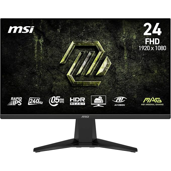 Monitor Gamer MSI MAG 245F X24 24" Plano, 240hz, 0.5ms FHD Rapid IPS