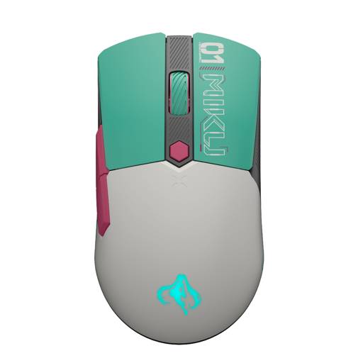 Mouse Gamer Inalámbrico ASUS TUF Gaming Mini Wireless Hatsune Miku, 12K DPI, USB, 2.4GHz, BT