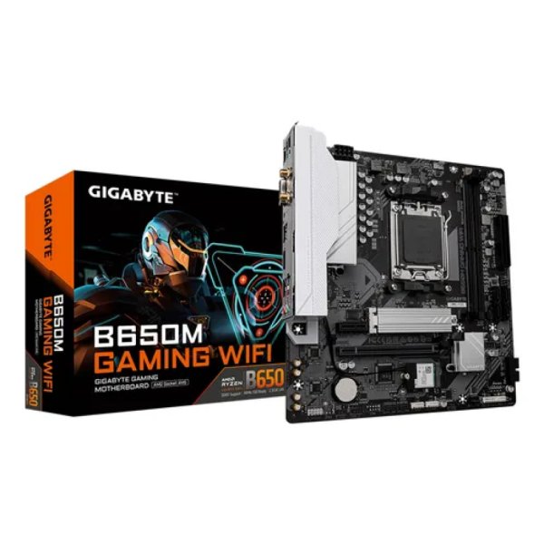 Placa Madre GIGABYTE B650M GAMING WIFI, Socket AM5, 2x DDR5, Wi-Fi, Micro-ATX