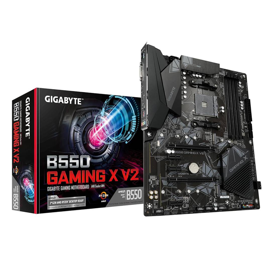 Placa Madre GIGABYTE B550 GAMING X V2, Socket AM4, 4x DDR4, HDMI, DVI-D, 2xM.2, 4xSATA, ATX