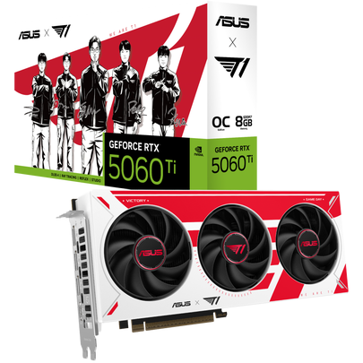 Tarjeta de Video ASUS T1 GeForce RTX™ 5060 Ti 8GB GDDR7 OC Edition